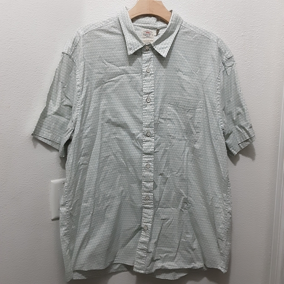 Faherty Playa Organic Cotton Button-down Abstract Waves